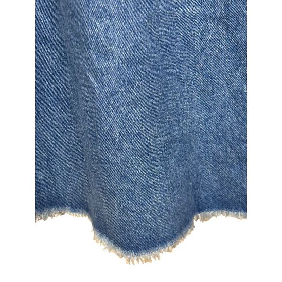 Pilcro The Madi Front Slit Denim maxiskirt, classic, Western, street style - Picture 4 of 6